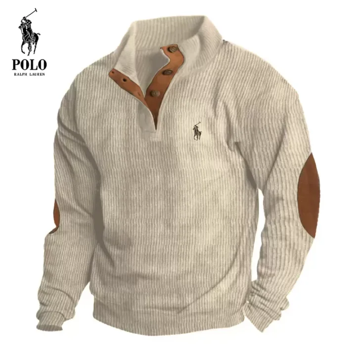 Heritage Strickpullover mit Stehkragen