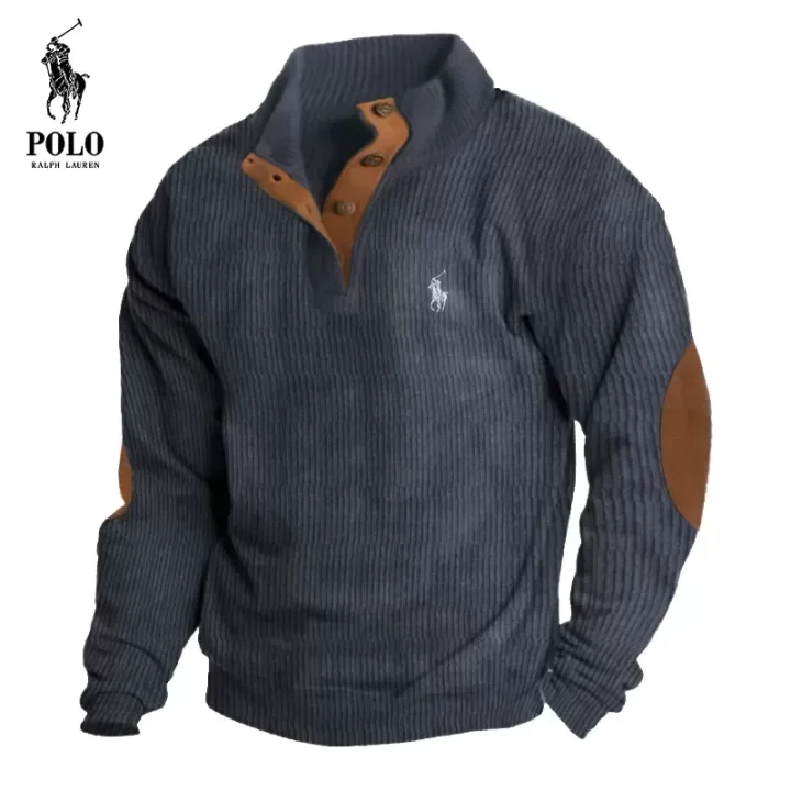 Heritage Strickpullover mit Stehkragen
