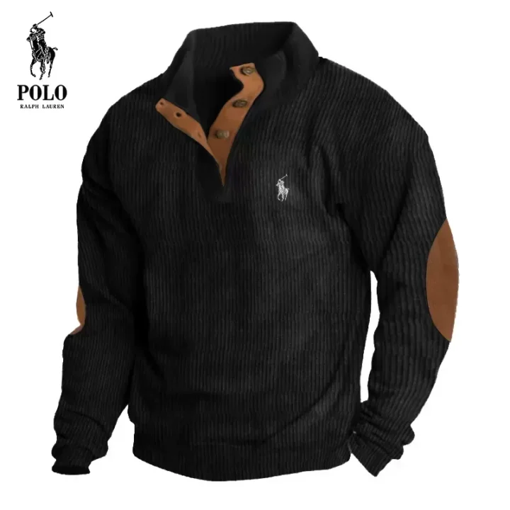 Heritage Strickpullover mit Stehkragen